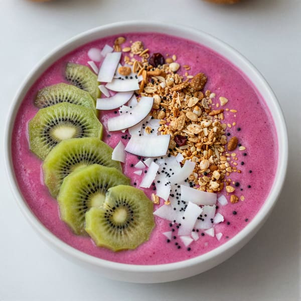 Pitaya pink bowl