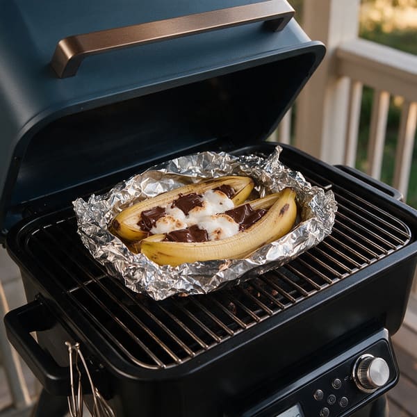 Campfire banana boats