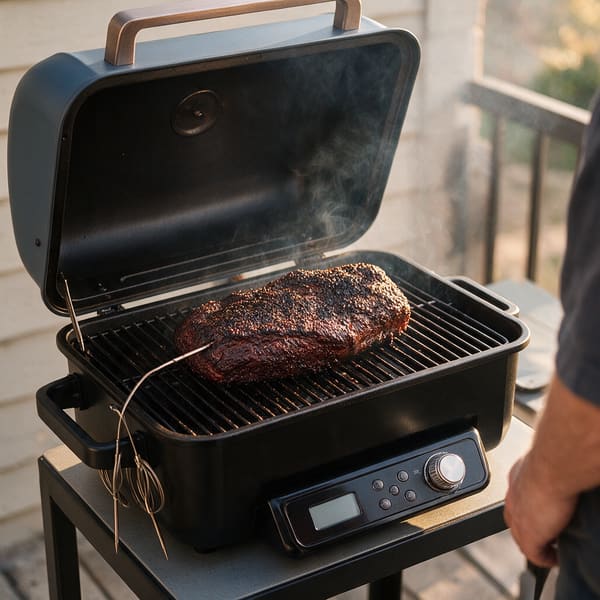 Smoked beef brisket