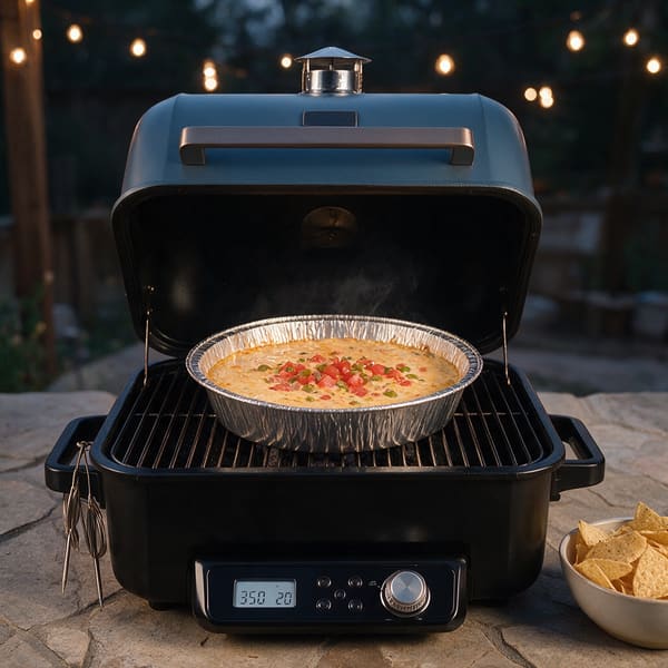 Smoked queso dip