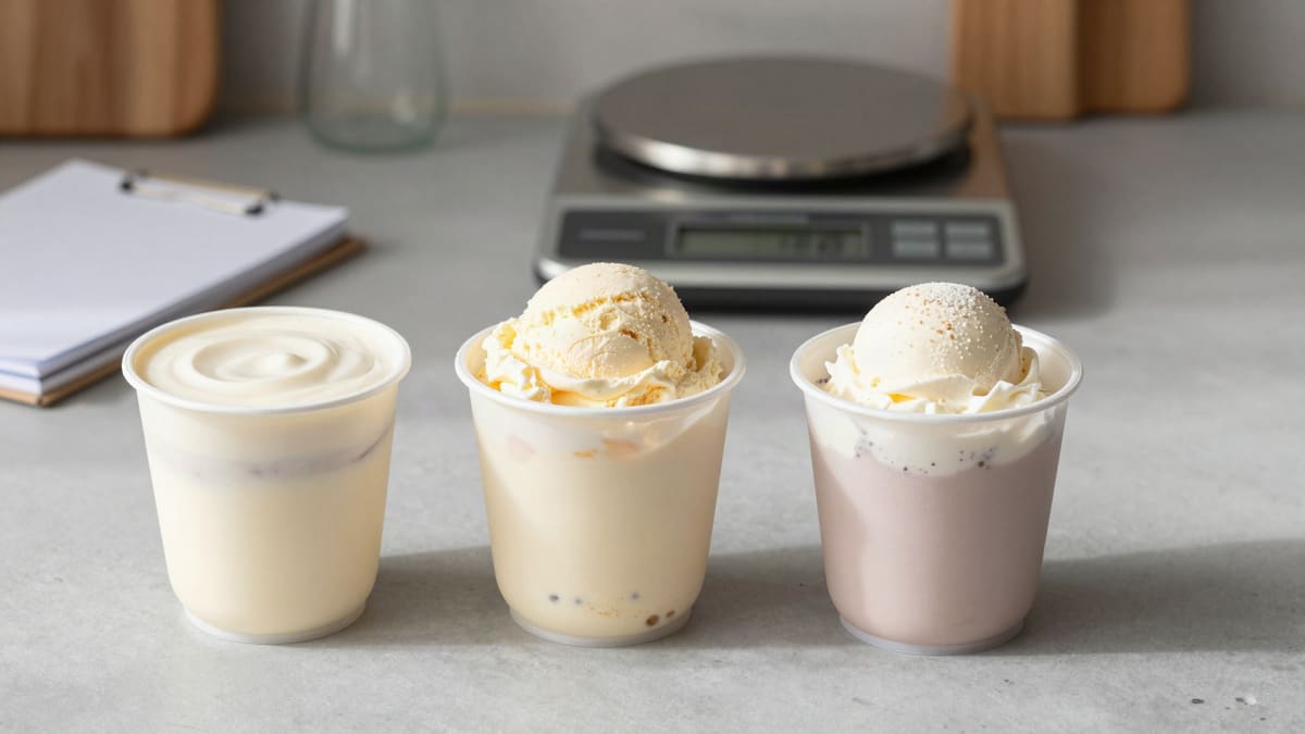 Calories and protein per pint for our Creami recipes