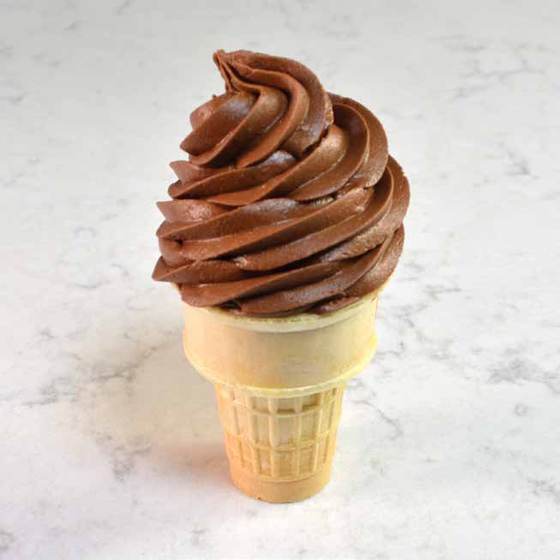 Chocolate soft serve