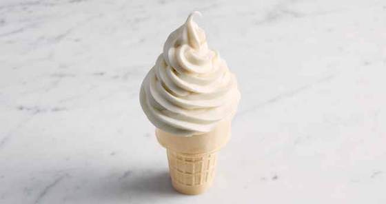 Signature vanilla soft serve
