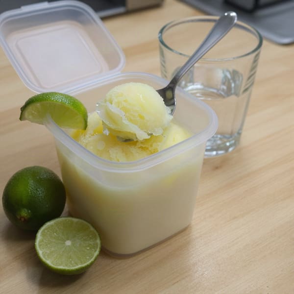 Margarita sorbet