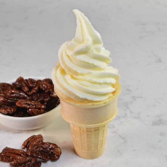 Butter pecan lite soft serve