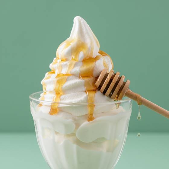 Honey Greek frozen yogurt