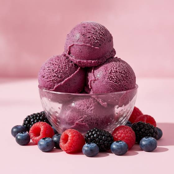 Mixed berry sorbet