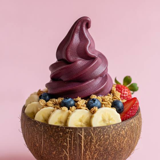 Açaí bowl swirl