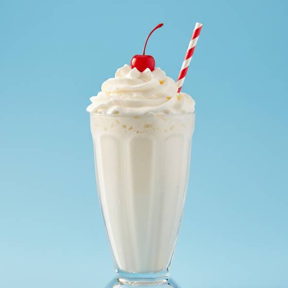 Classic vanilla milkshake