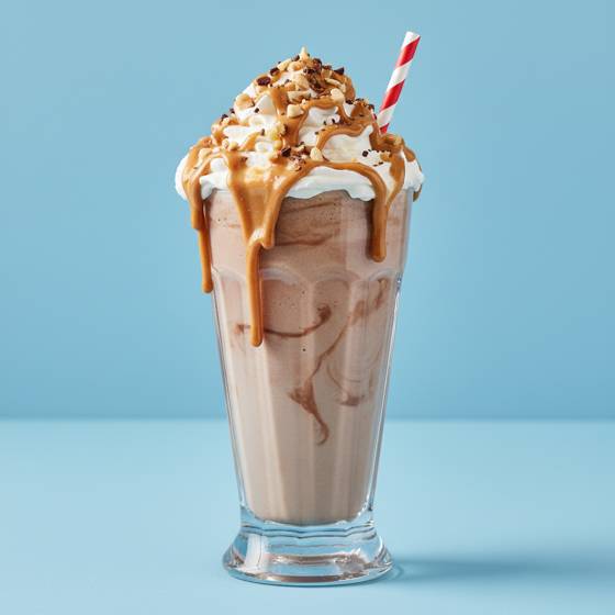 Chocolate peanut butter shake