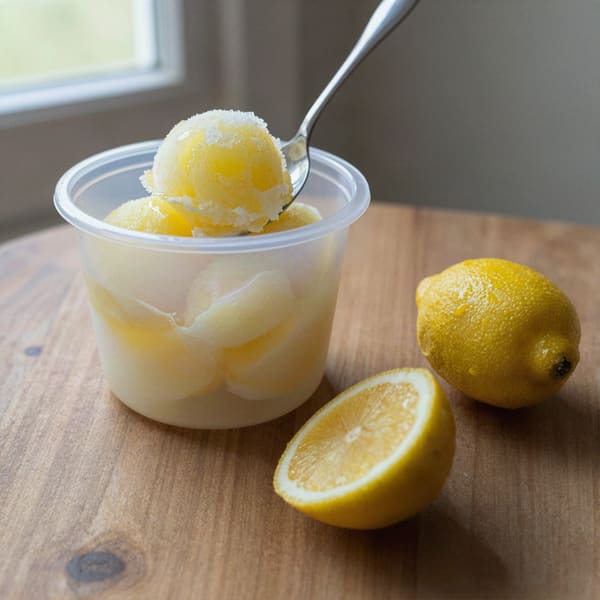 Lemon Italian ice