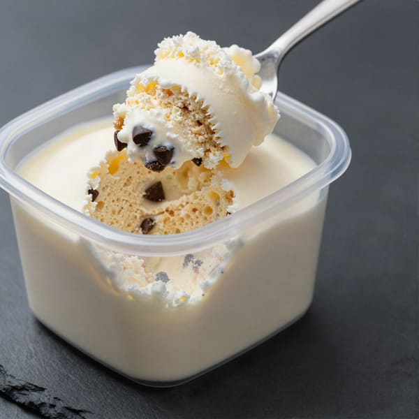 Cottage cheese cookie dough ice cream