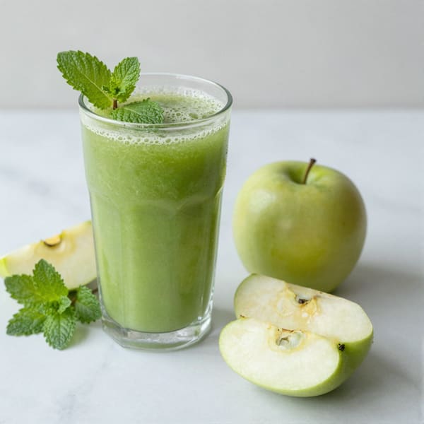 Apple, spinach & mint