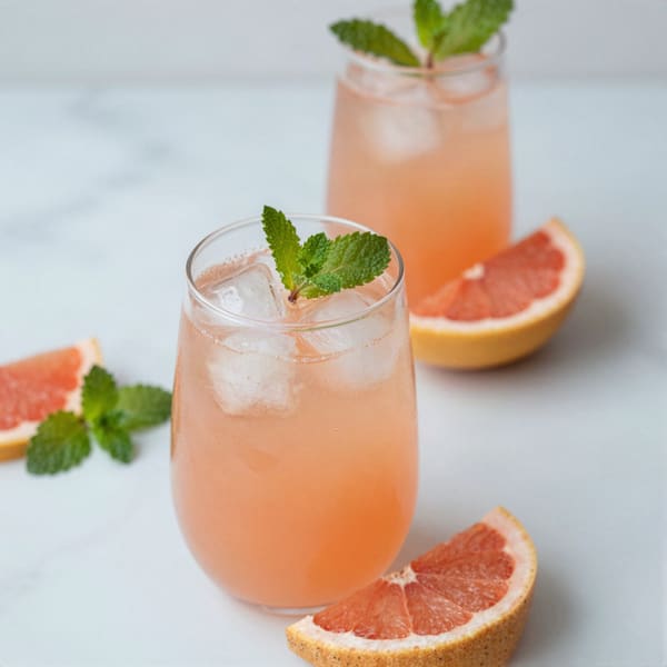 Pink grapefruit mint