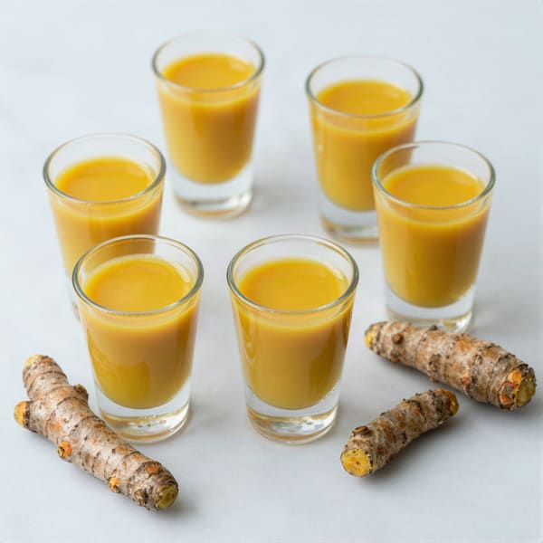 Golden turmeric shot