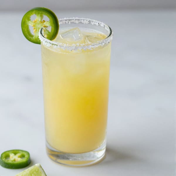 Spicy pineapple margarita